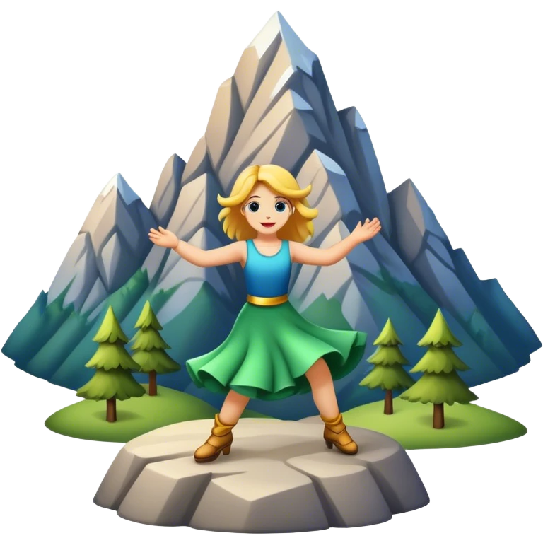 Dancing Mountain emoji