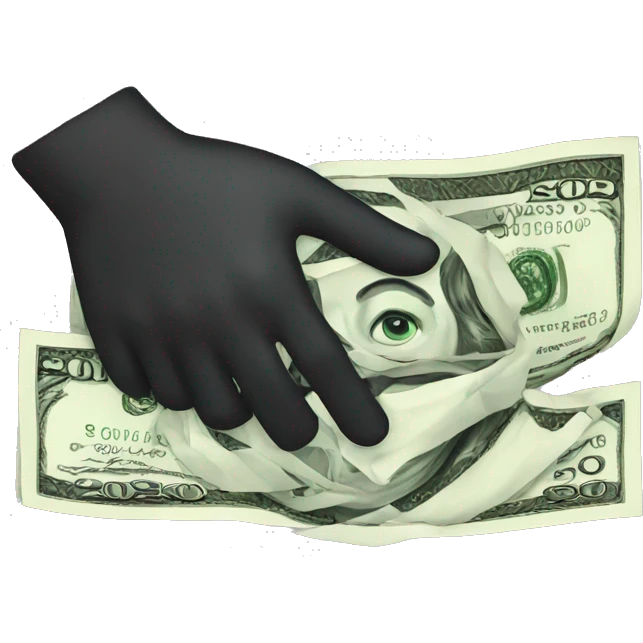 hand-with-money emoji