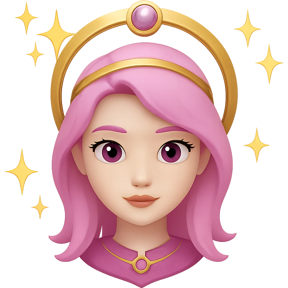 Add sparkles around the angel, keep the background transparent. The style should remain consistent with the original image's look. emoji