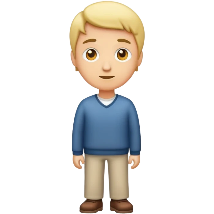 Midget standing emoji