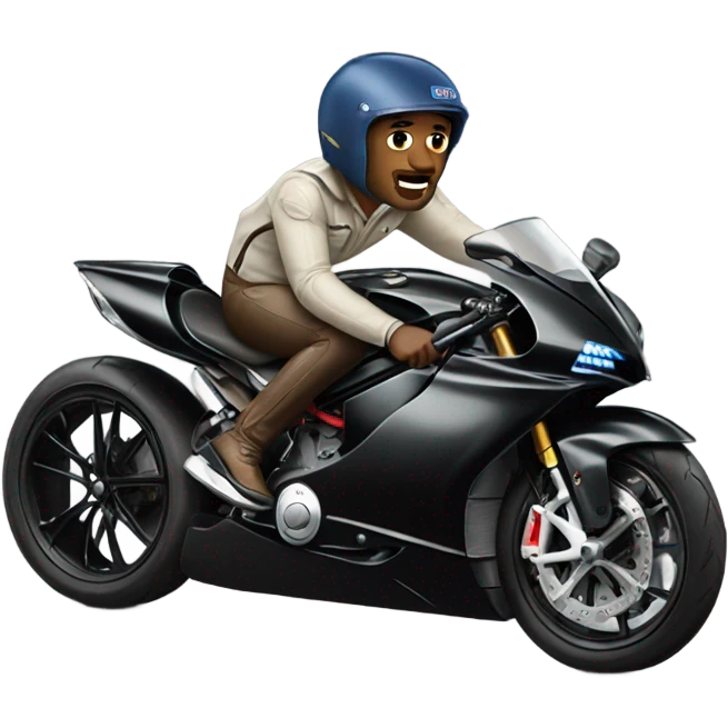 Andrew tate riding on his bugatti emoji