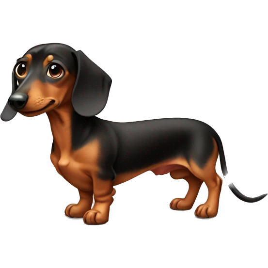 mini dachshund emoji