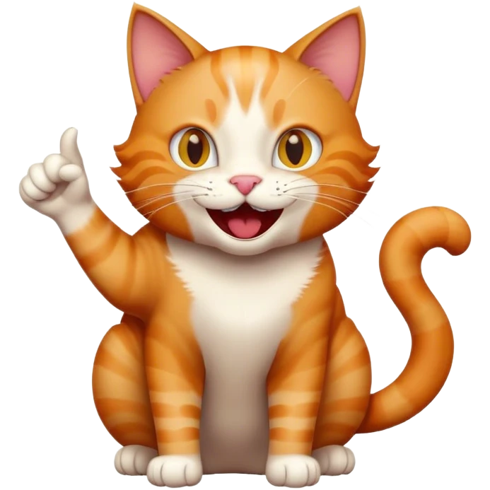 cat laugh pointing at you  emoji