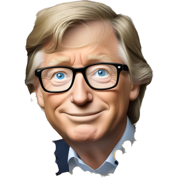 Donald Trump und Bill Gates haben ein Kind in Florida emoji