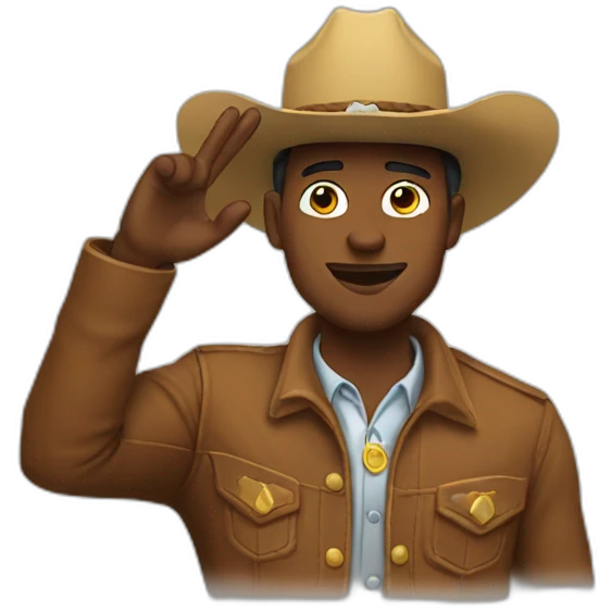 cowboy salute emoji