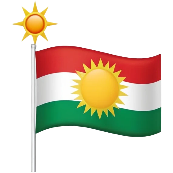 Kurdistan flag emoji