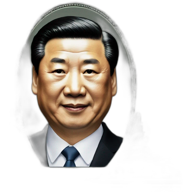 xi Jinping on dollar emoji