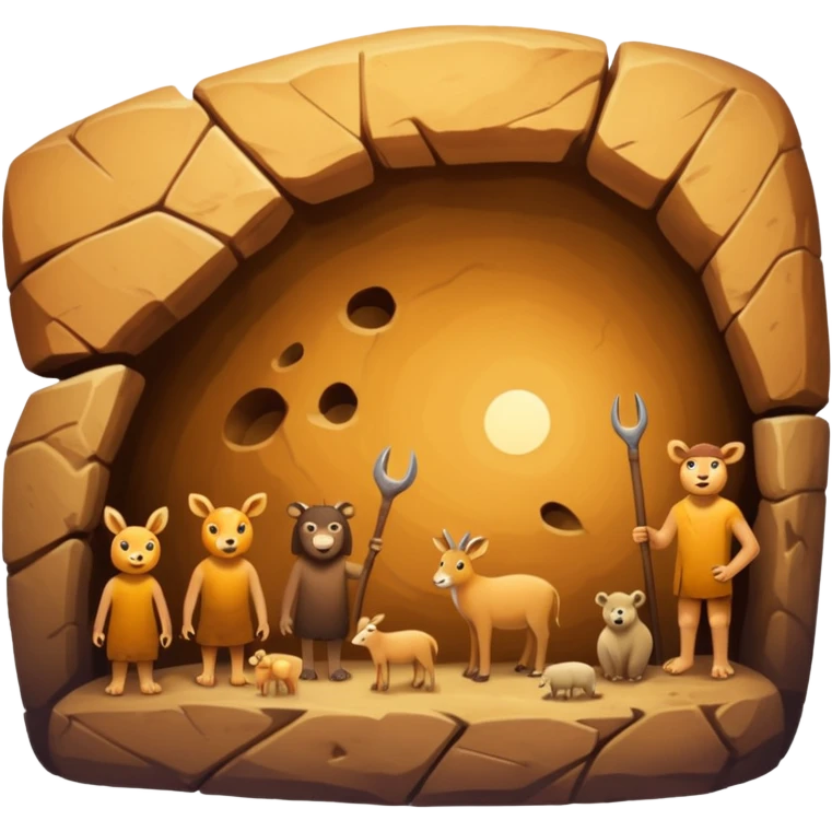 stone age cave art emoji
