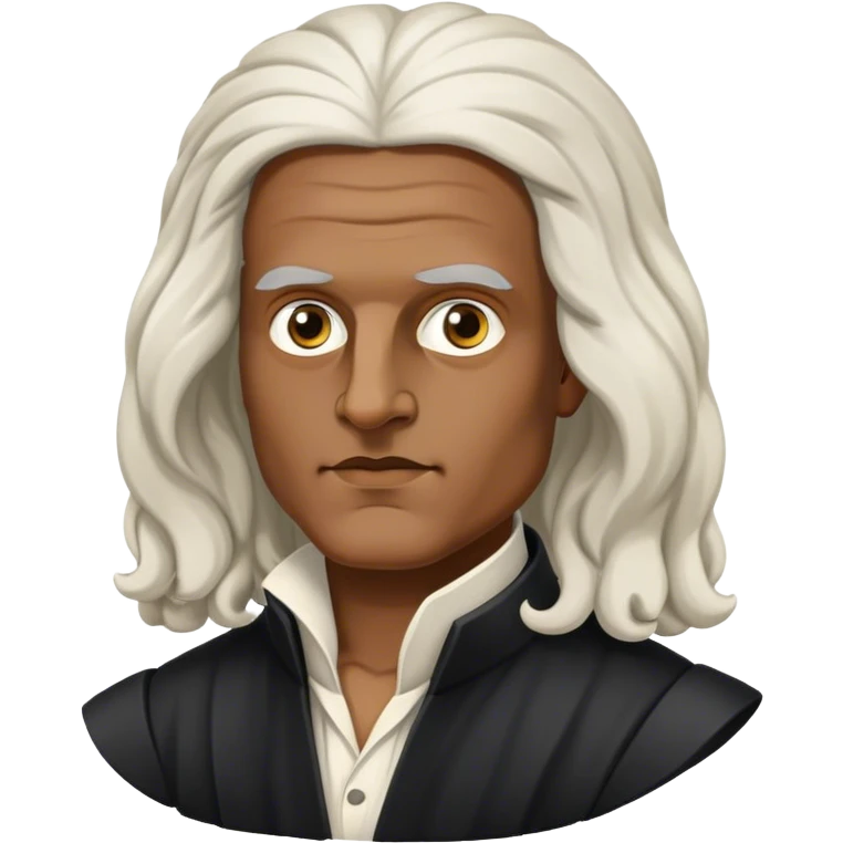 black Isaac newton emoji