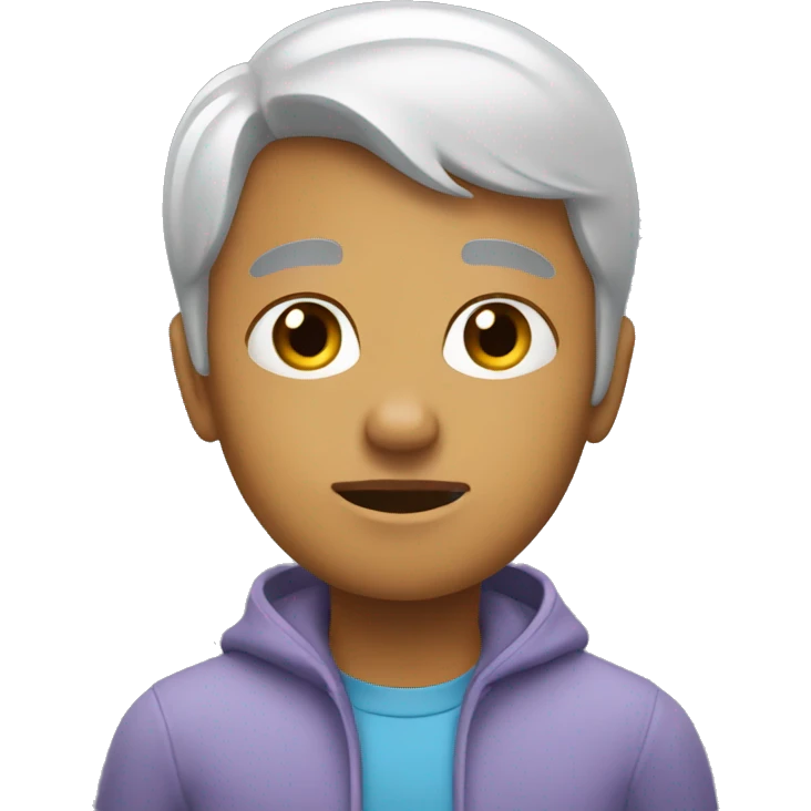 A person who seeks comfort emoji