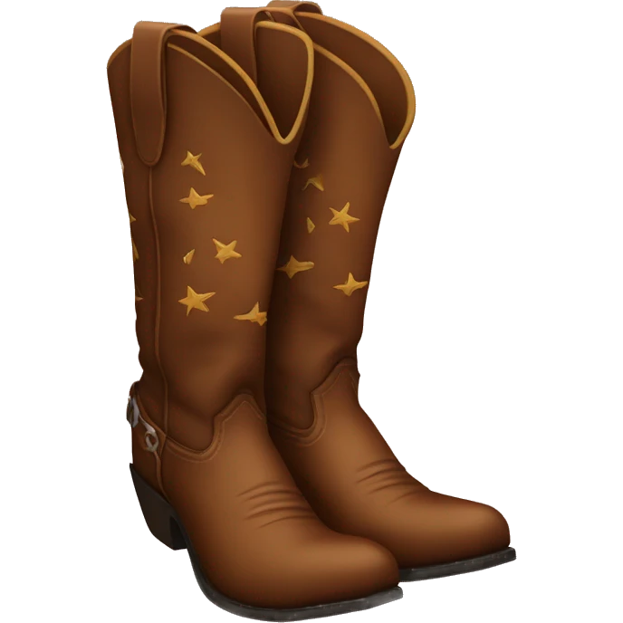 Cowboy boots emoji