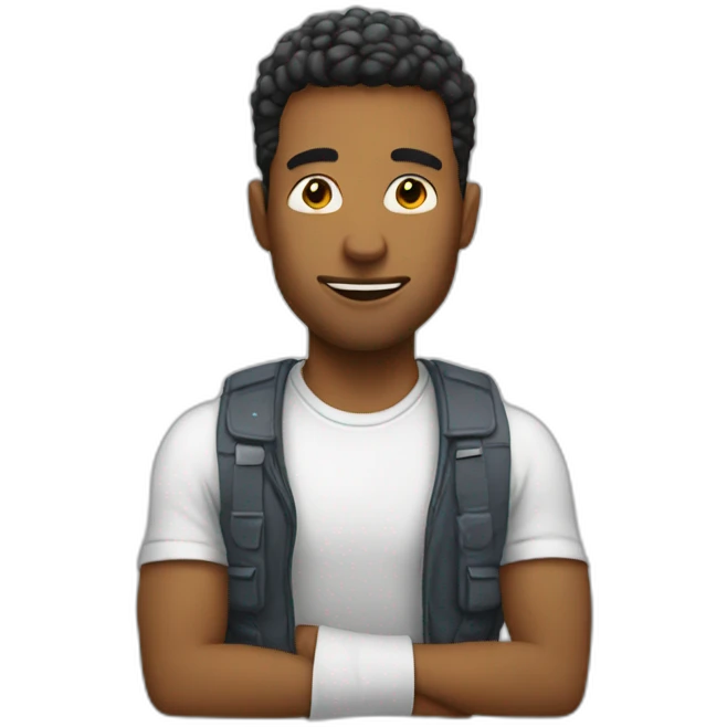  man vibing emoji