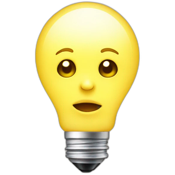 newborn-with-yellow-skin-fixing-light-bulb emoji