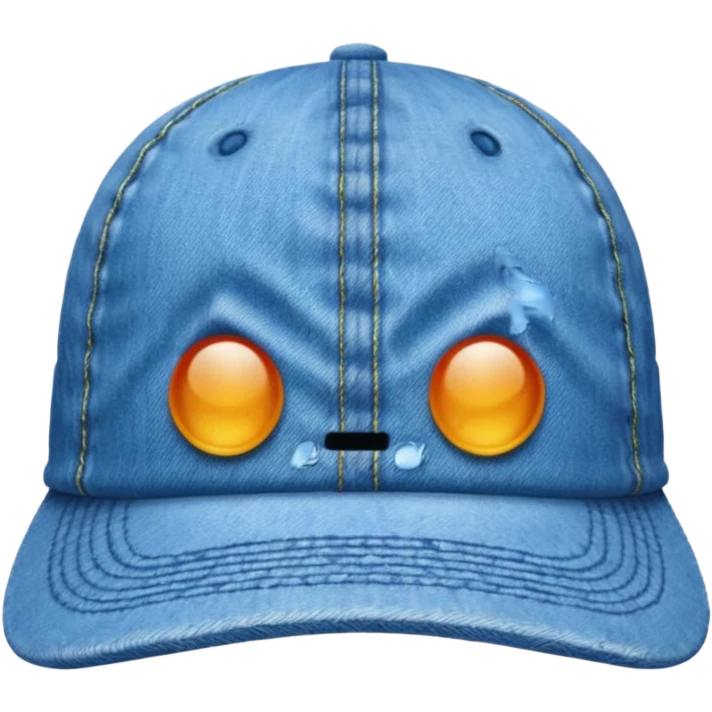 Denim hat emoji