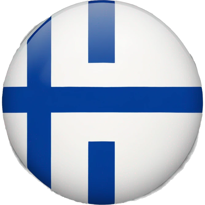 round greek flag emoji