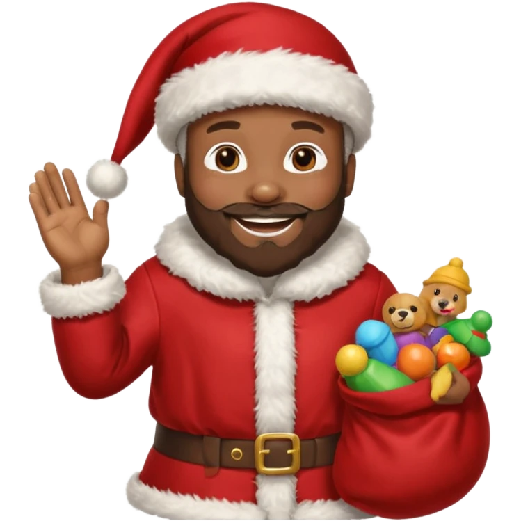 Black Santa  emoji