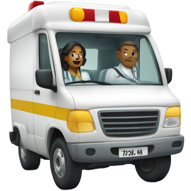 Sirena de una ambulancia emoji