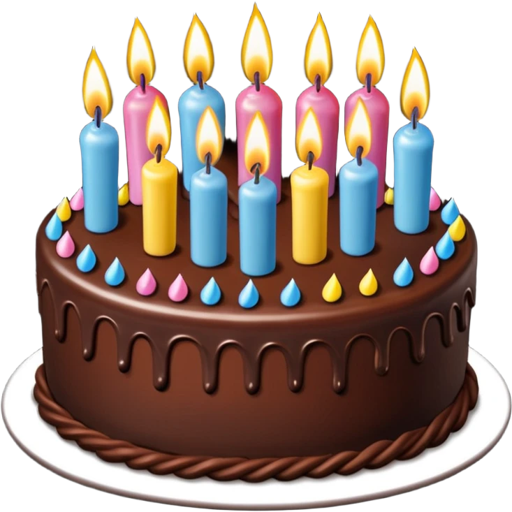 birthday cake celebrating thirty years  emoji