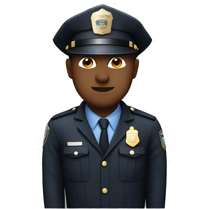 Pop with cop hat emoji