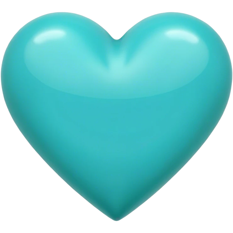 turquoise heart emoji
