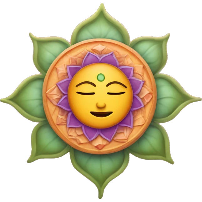 Swadhistana chakra detailed emoji