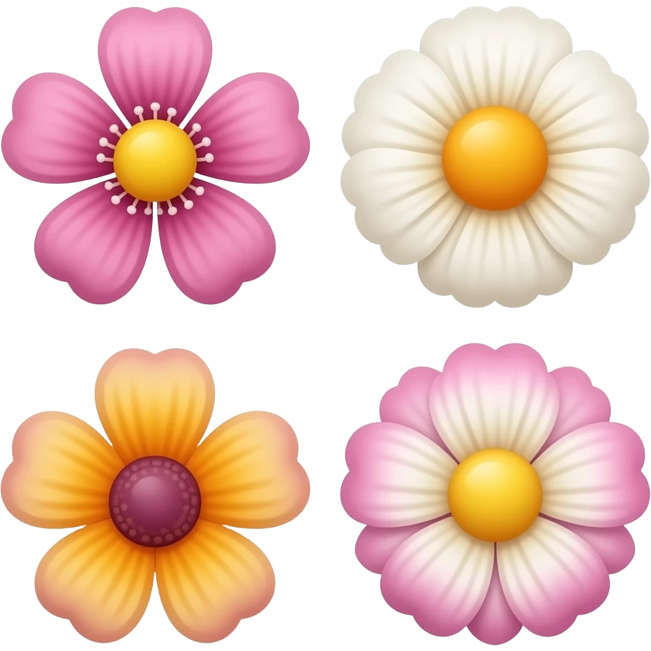 Pretty flowers emoji