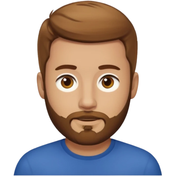 Ben Phillips, YouTuber (b.1992) with light brown hair and short beard emoji
