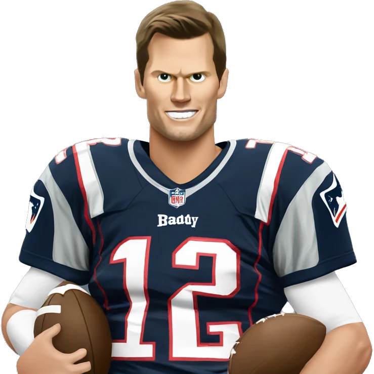 Tom Brady with bull horns emoji