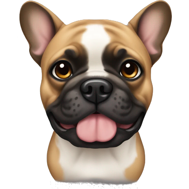 Black and tan frenchbulldog emoji