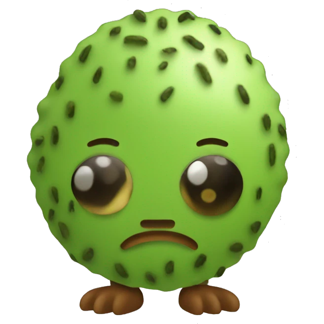 make me a 3d kiwi emoji