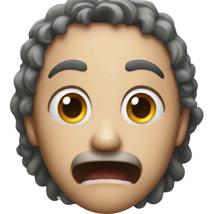 afraid emoji