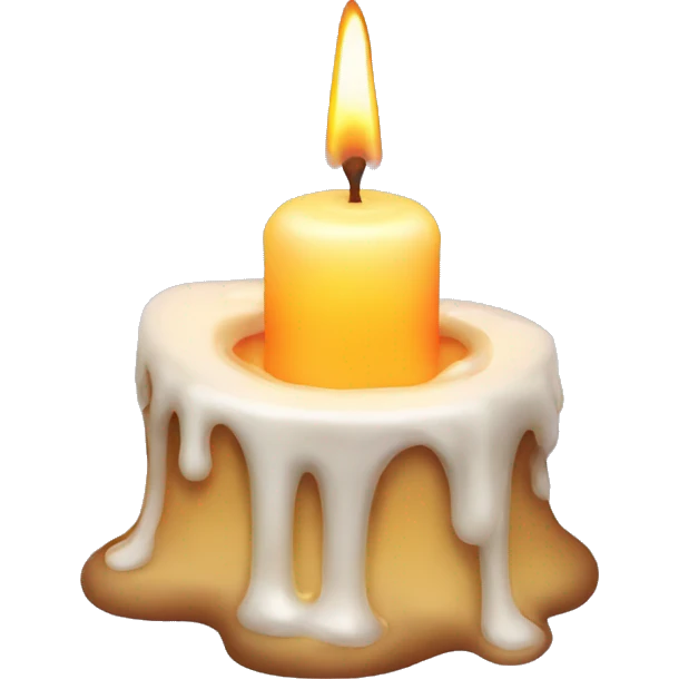 melting candle emoji