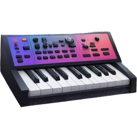 colorfull synth emoji