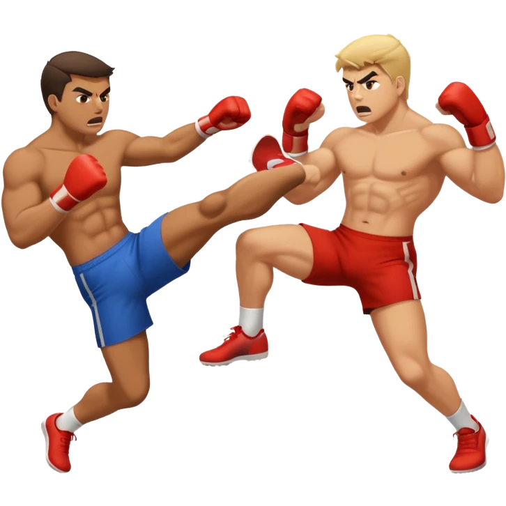 Kicking someone else ass emoji