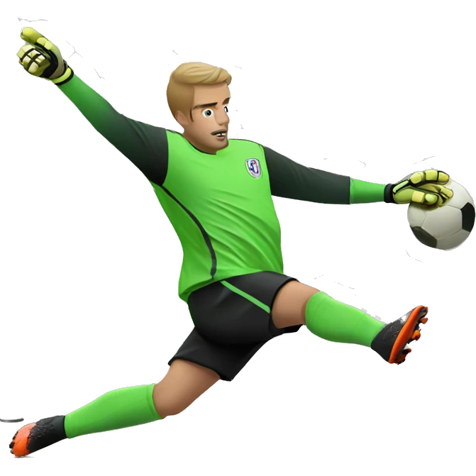 Goalkepper defense emoji