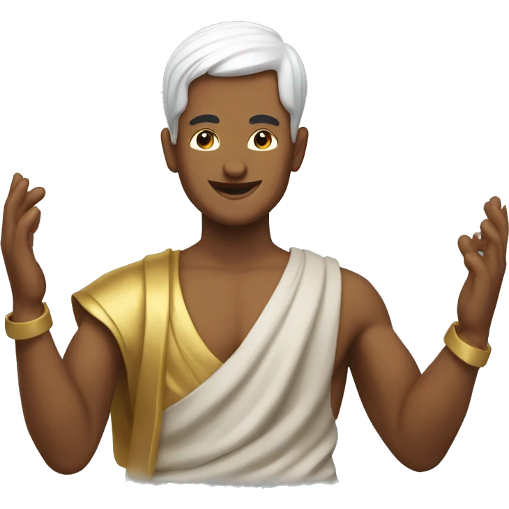 buda saltando emoji