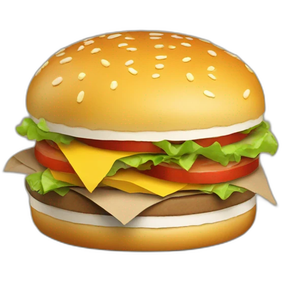 paper-burger emoji
