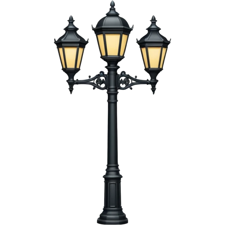 Classic street lamp post emoji