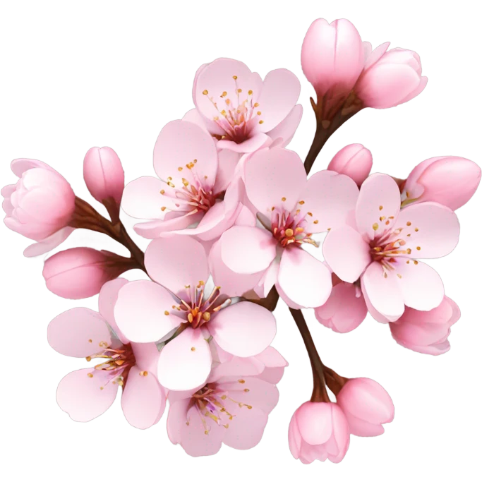 Cherry bloosom bouquet  emoji