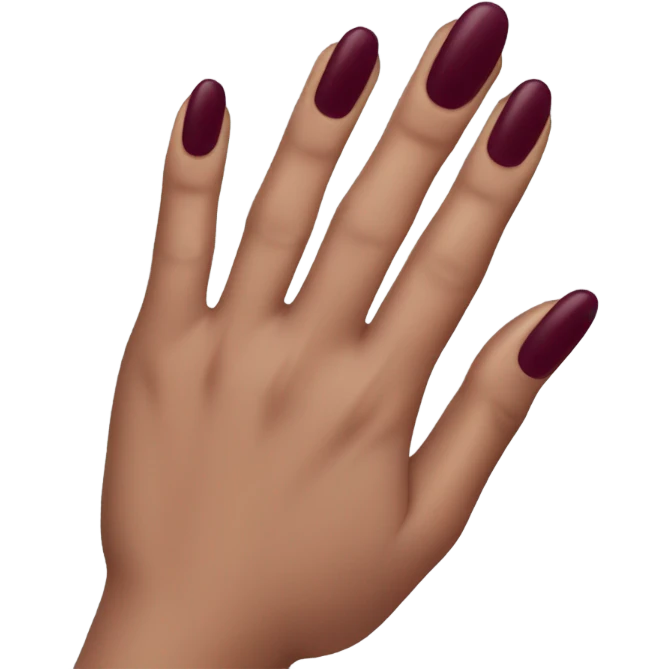 burgundy 💅  emoji