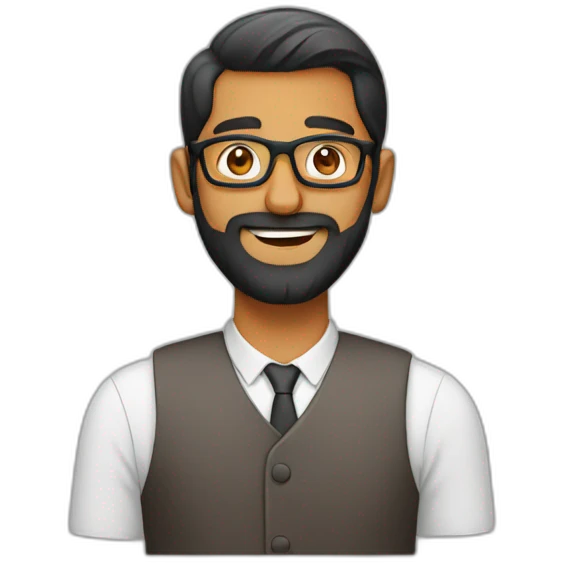 indian-guy-with-beard-and-glasses emoji