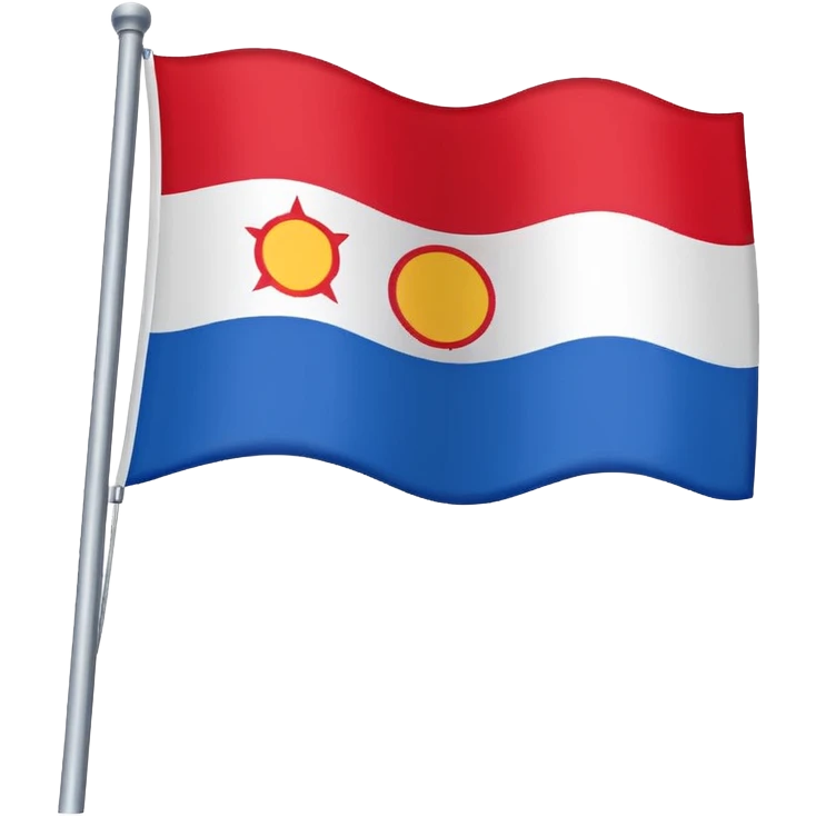 Drapeau de la vendée emoji