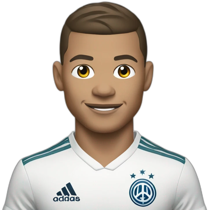 Mbappé dans une audi emoji