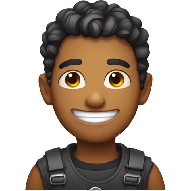 Awkward smile emoji