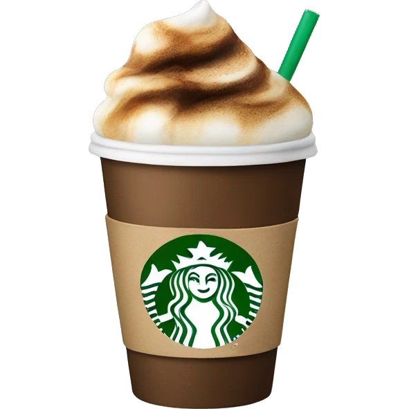 Starbucks hot coffee emoji