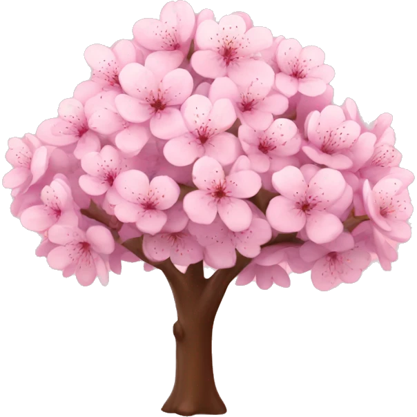 cherry blossom tree emoji