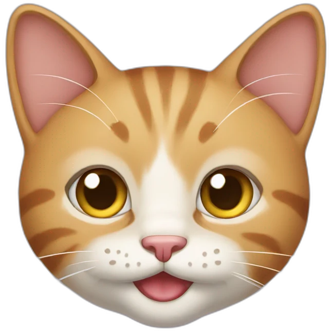 Cat with a smile emoji