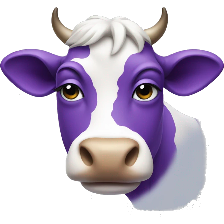 purple cow emoji