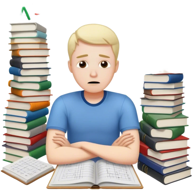White man dying because he have alot of math homework  emoji