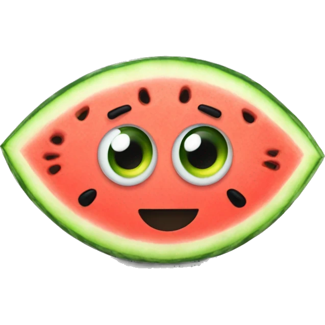 star eyes watermelon emoji